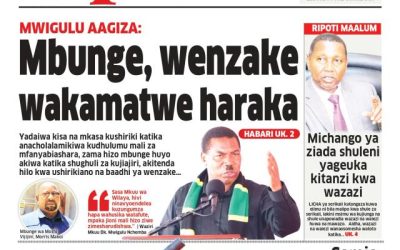 Habari kubwa za Magazeti ya Tanzania leo Feb 25, 2025 - Global Publishers