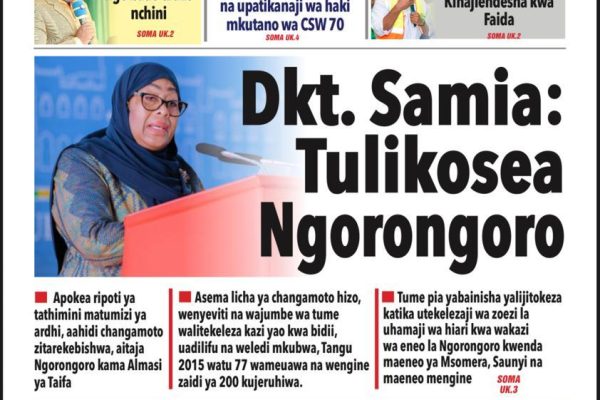 Habari kubwa za Magazeti ya Tanzania leo Machi 13, 2025