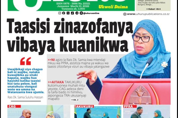 Habari kubwa za Magazeti ya Tanzania leo Machi 31, 2025