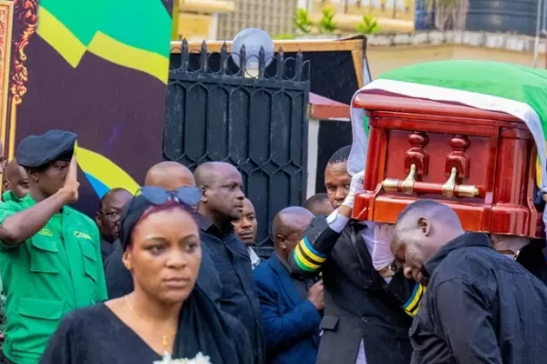 Mwili wa Lukuvi Ulivyowasili Nyumbani Gangilonga Iringa kwa Heshima za Mwisho
