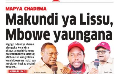 Habari kubwa za Magazeti ya Tanzania leo Machi 5, 2025 - Global Publishers