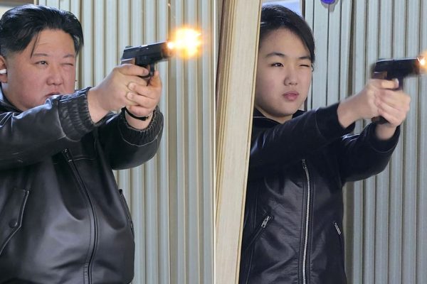 Kim Jong Un, Binti Yake Wafyatua Risasi Kiwanda cha Silaha Korea Kaskazini