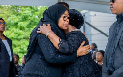 Rais Samia Alivyoongoza Kuuaga Mwili wa Lukuvi (Picha+Video) - Global Publishers