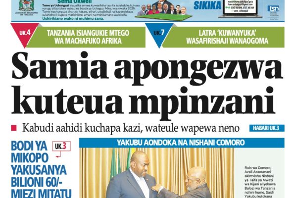 Habari kubwa za Magazeti ya Tanzania leo Aprili 4, 2026