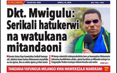 Habari kubwa za Magazeti ya Tanzania leo Aprili 18, 2026 - Global Publishers
