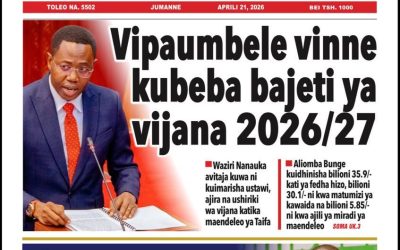 Habari kubwa za Magazeti ya Tanzania leo Aprili 21, 2026 - Global Publishers