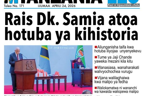 Habari kubwa za Magazeti ya Tanzania leo Aprili 24, 2026