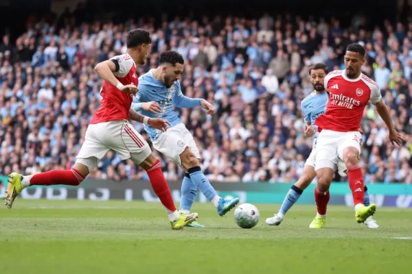 Man City Yaifunga Arsenal 2-1, Mbio za Ubingwa Zapata Moto Mpya