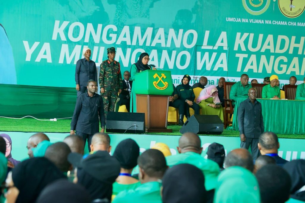 Rais Samia Afunga Kongamano la Muungano La Vijana wa UVCCM Tunguu, Zanzibar