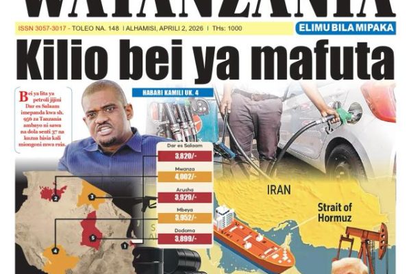 Habari kubwa za Magazeti ya Tanzania leo Aprili 2, 2026