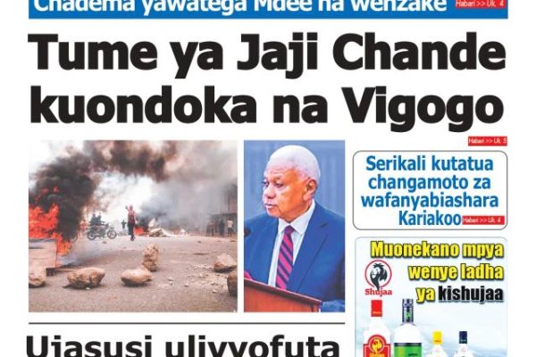 Habari kubwa za Magazeti ya Tanzania leo Aprili 27, 2026