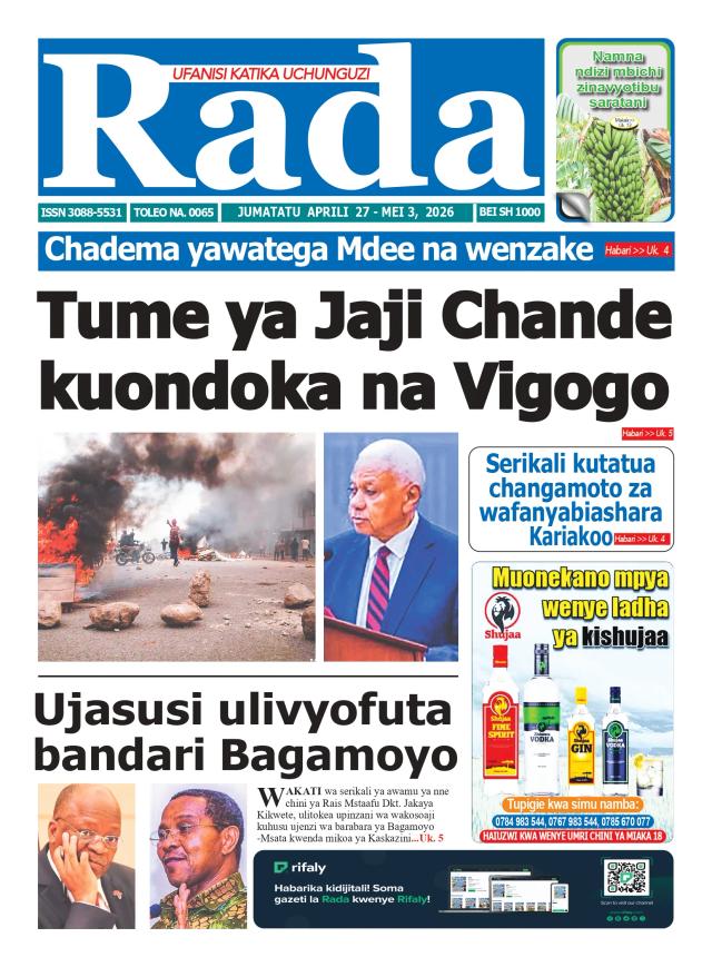 Habari kubwa za Magazeti ya Tanzania leo Aprili 27, 2026