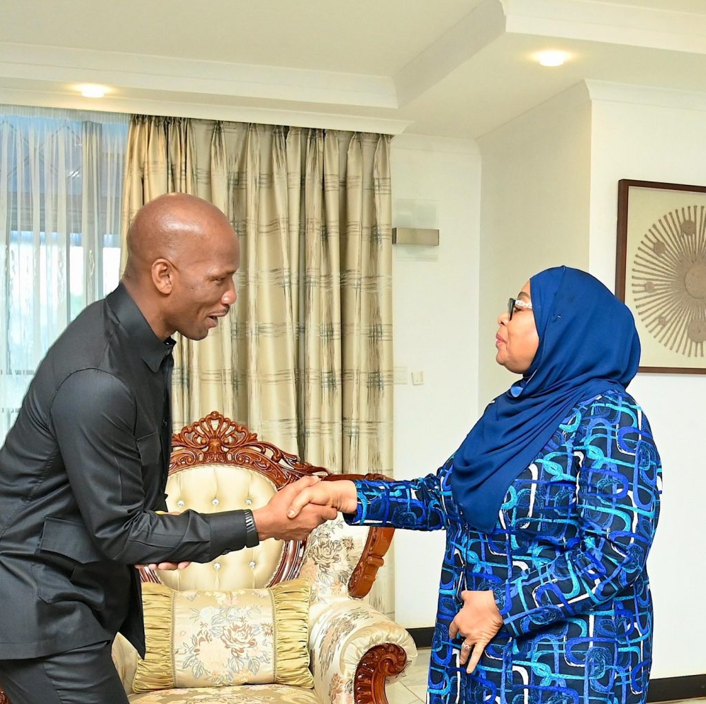 Rais Samia Amteua Drogba Kuwa Balozi wa Tanzania Kuelekea AFCON 2027
