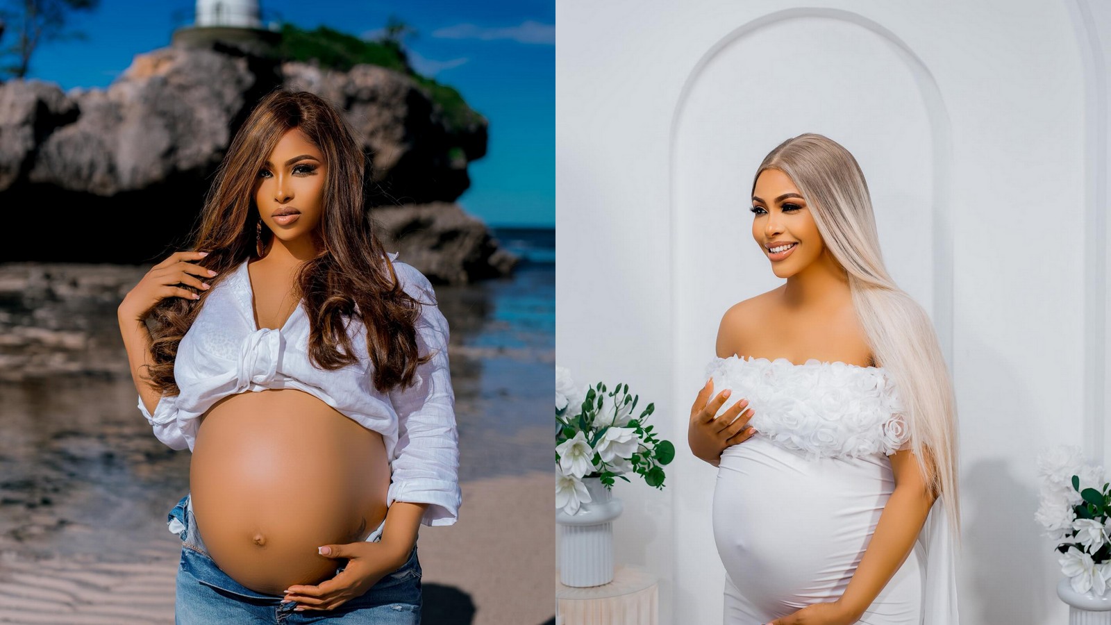 Mastaa Wampongeza Jackie Cliff Baada ya Kushare Picha za Ujauzito