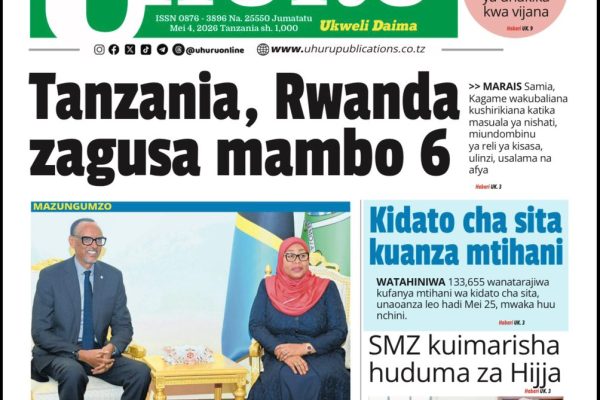 Habari kubwa za Magazeti ya Tanzania leo Mei 4, 2026
