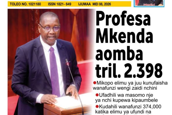 Habari kubwa za Magazeti ya Tanzania leo Mei 8, 2026