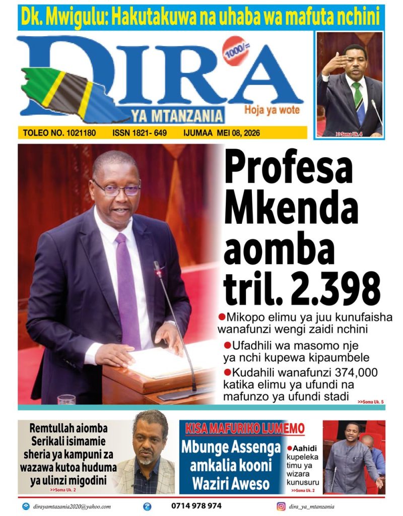 Habari kubwa za Magazeti ya Tanzania leo Mei 8, 2026