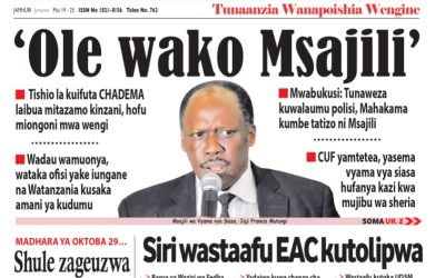 Habari kubwa za Magazeti ya Tanzania leo Mei 19, 2026 - Global Publishers