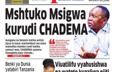 Habari kubwa za Magazeti ya Tanzania leo Mei 25, 2026 - Global Publishers