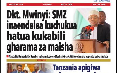 Habari kubwa za Magazeti ya Tanzania leo Mei 28, 2026 - Global Publishers