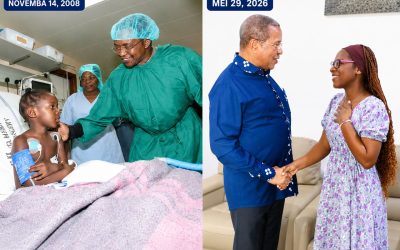 Miaka 18 Baadaye: Jk Akutana Tena Na Catherine, Binti Aliyefanyiwa Upasuaji Wa Moyo Akiwa Na Miaka Minne – Video - Global Publishers
