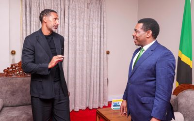 Waziri Mkuu Dkt. Mwigulu Alivyokutana na Rio Ferdinand Dodoma - Global Publishers