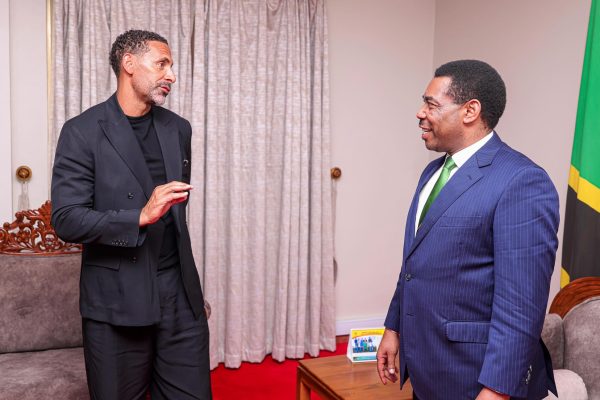 Waziri Mkuu Dkt. Mwigulu Alivyokutana na Rio Ferdinand Dodoma