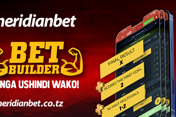 Tumia Bet Builder Upate Odds Kubwa na Meridianbet Leo