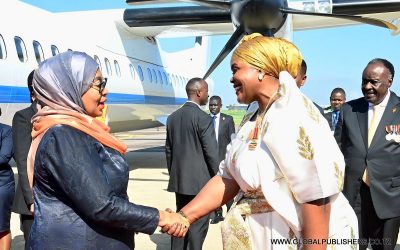Samia Alivyowasili Uganda Kuhudhuria Uapisho wa Yoweri Kaguta Museveni - Global Publishers