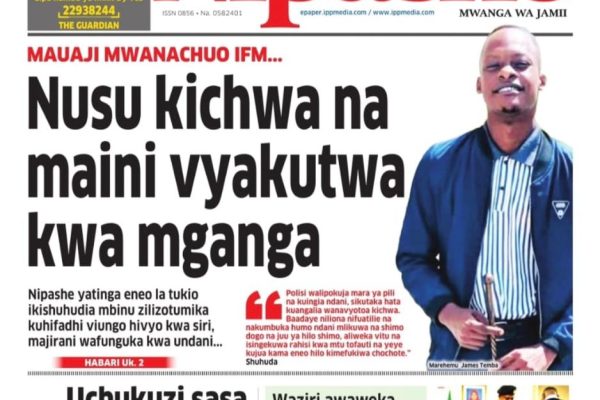 Habari kubwa za Magazeti ya Tanzania leo Mei 14, 2026