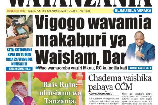 Habari kubwa za Magazeti ya Tanzania leo Mei 10, 2026