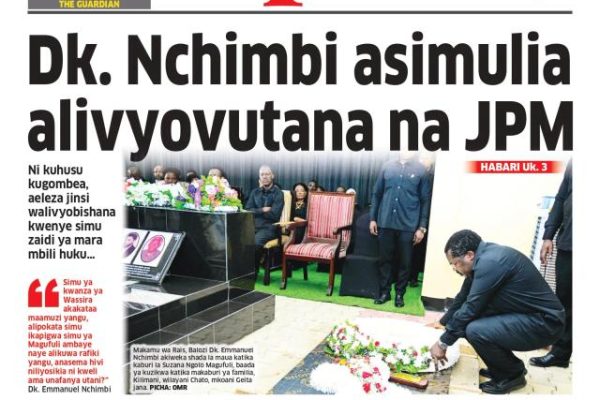 Habari kubwa za Magazeti ya Tanzania leo Mei 30, 2026