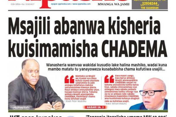 Habari kubwa za Magazeti ya Tanzania leo Mei 20, 2026