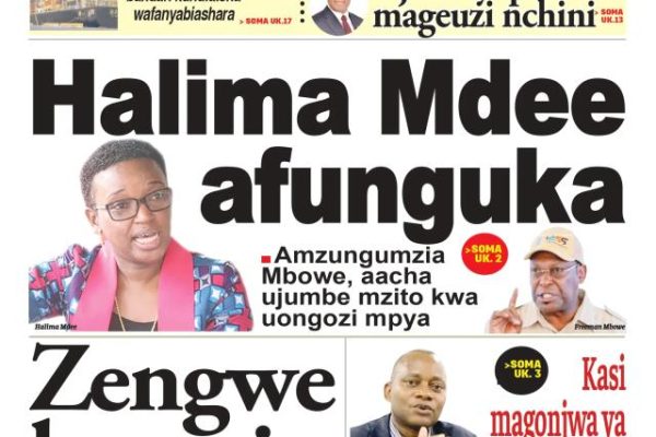 Habari kubwa za Magazeti ya Tanzania leo Mei 31, 2026