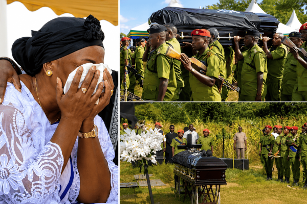 VIDEO: Marehemu Kamanda Abwao Alivyozikwa Kijeshi Kijijini Kwao