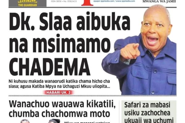 Habari kubwa za Magazeti ya Tanzania leo Juni 15, 2026