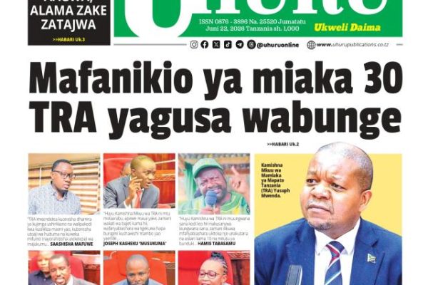Habari kubwa za Magazeti ya Tanzania leo Juni 22, 2026