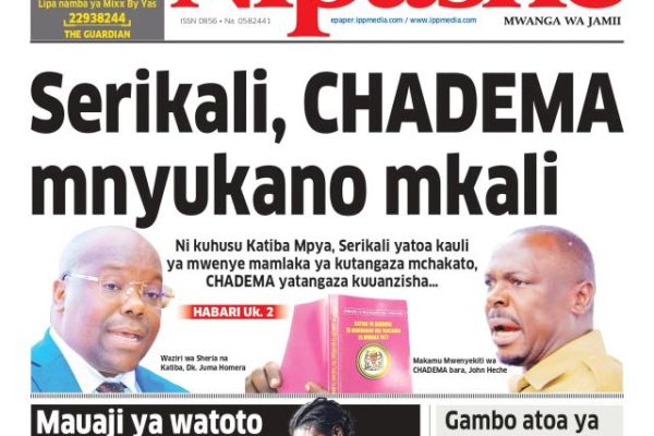 Habari kubwa za Magazeti ya Tanzania leo Juni 23, 2026