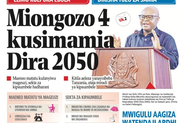 Habari kubwa za Magazeti ya Tanzania leo Juni 1, 2026
