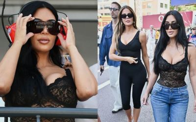 Kim Kardashian na Dada Yake Waibuka Monaco Kumshangilia Lewis Hamilton - Global Publishers
