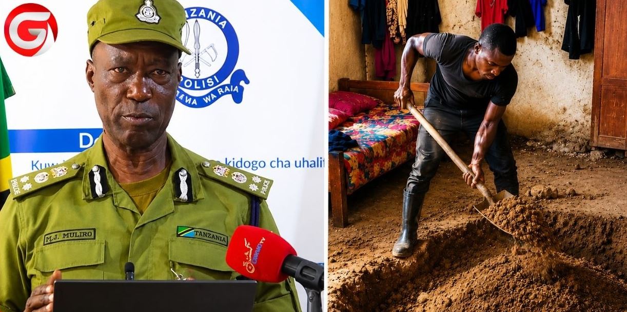 Kijana Akamatwa kwa Tuhuma za Kumuua Baba Yake na Kumfukia Ndani ya Nyumba Dar – Video