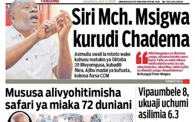 Habari kubwa za Magazeti ya Tanzania leo Juni 3, 2026 - Global Publishers