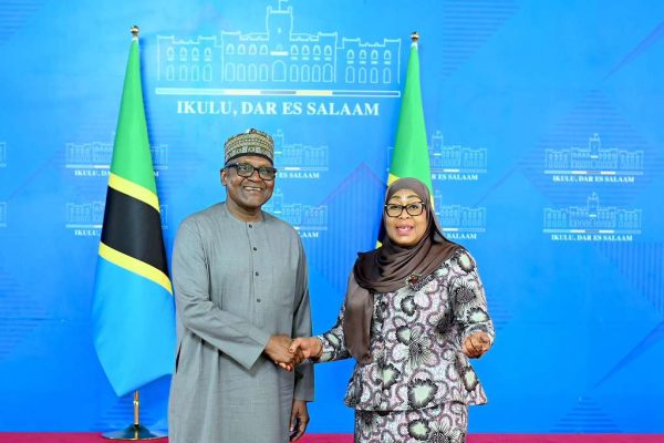 Rais Samia Akutana na Dangote Ikulu, Wafanya Mazungumzo ya Pamoja