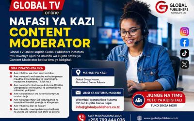 Global TV Online Yatangaza Nafasi ya Kazi ya Content Moderator - Global Publishers