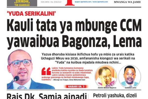 Habari kubwa za Magazeti ya Tanzania leo Juni 4, 2026