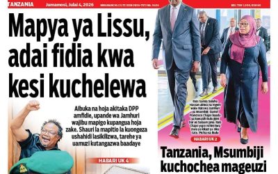 Habari kubwa za Magazeti ya Tanzania leo Julai 4, 2026 - Global Publishers