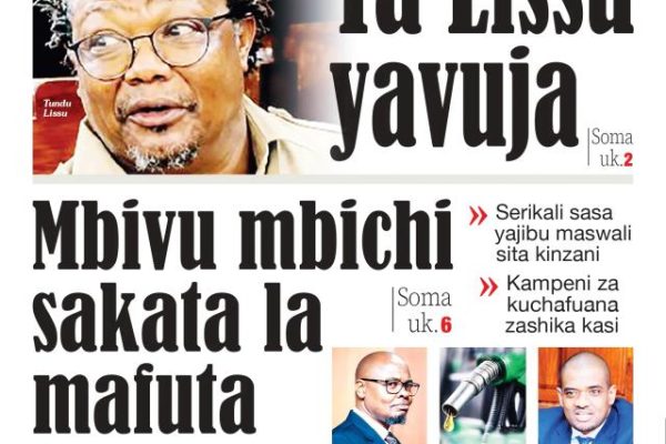 Habari kubwa za Magazeti ya Tanzania leo Julai 23, 2026