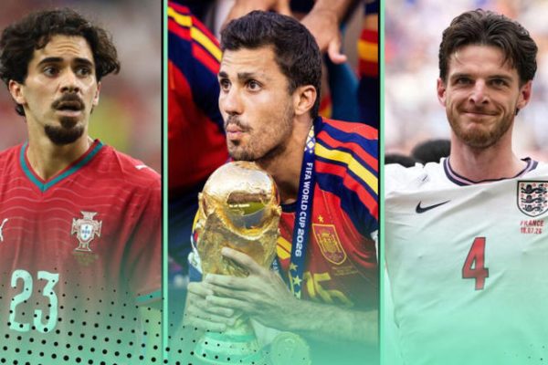 Rodri Aongoza Orodha ya Viungo Bora wa Kati Duniani, Vitinha na Fabian Ruiz Wamfuata