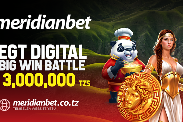 Meridianbet Yazindua Big Win Battle, Shindania Zawadi za Tsh Milioni 3