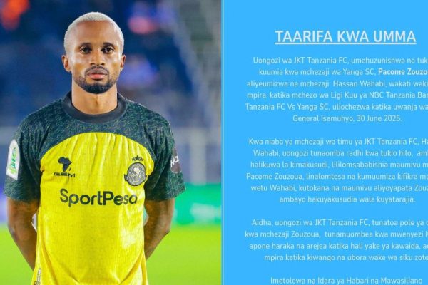 JKT Watoa Pole kwa Pacome Baada ya Kuumia Uwanjani